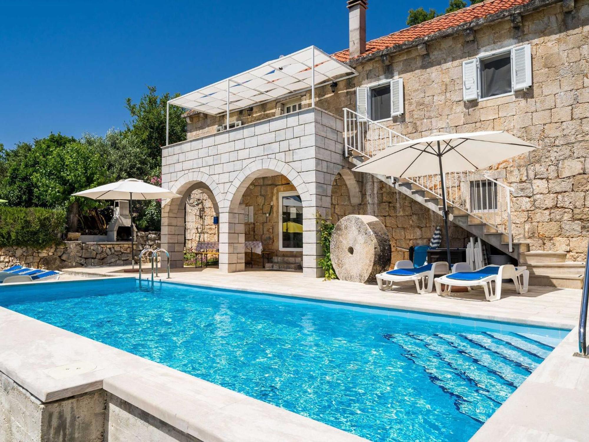 House Ko An-Four Bedroom Villa With Terrace And Swimming Pool Gruda エクステリア 写真